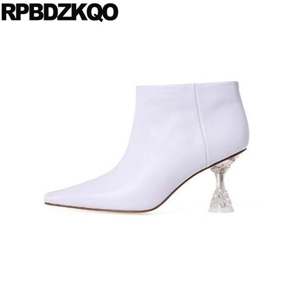 boots square toe ankle women clear transparent strange plus size big chunky white wedding bridal high heel shoes booties fur 10, Black
boots square toe ankle women clear transparent strange plus size big chunky white wedding bridal high heel shoes booties fur 10, Black