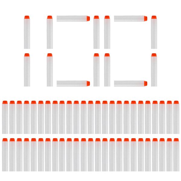 100PCS Darts For Nerf white Luminous Soft Hollow Hole Head 7.2cm Refill Darts Toy Gun Bullets for Nerf Series Blasters Xmas
100PCS Darts For Nerf white Luminous Soft Hollow Hole Head 7.2cm Refill Darts Toy Gun Bullets for Nerf Series Blasters Xmas