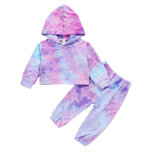 1 4years kids baby girls tid dye hooded long sleeve pants autumn sports clothing set, White
1 4years kids baby girls tid dye hooded long sleeve pants autumn sports clothing set, White