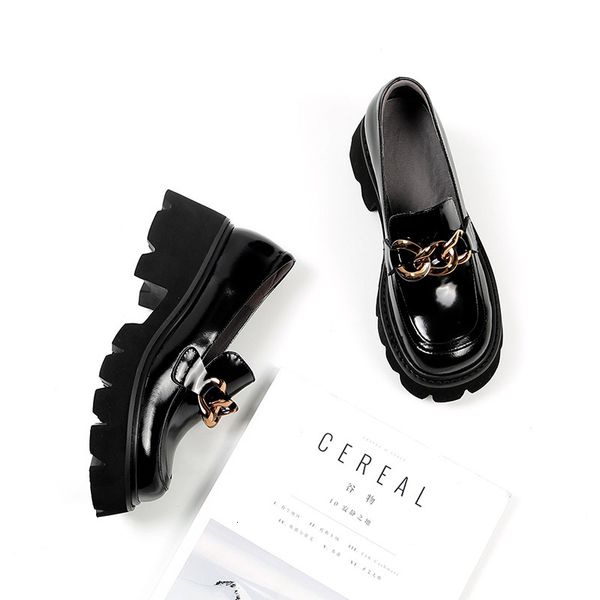 dress shoes mordoan women's saro platform shoes, cowhide square toe chain decoration, autumn, k4uc, Black
dress shoes mordoan women's saro platform shoes, cowhide square toe chain decoration, autumn, k4uc, Black