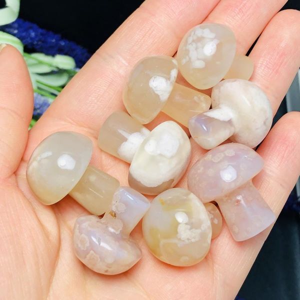 natural madagascar cherry blossom agate carving miniature mini mushroom, household decoration pieces cure decorative objects & figurines
natural madagascar cherry blossom agate carving miniature mini mushroom, household decoration pieces cure decorative objects & figurines
