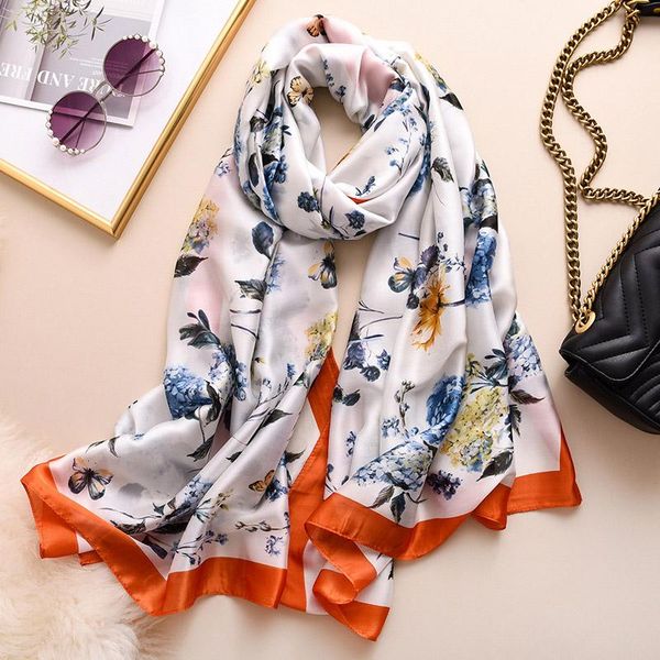 scarves arrival woman silk scarf luxury long large shawl floral artificial female beach towel, Blue;gray
scarves arrival woman silk scarf luxury long large shawl floral artificial female beach towel, Blue;gray