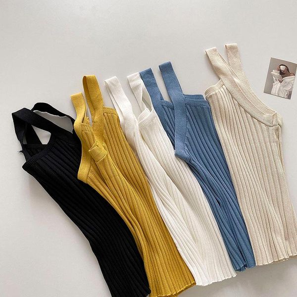 women's tanks & camis racerback crop ribbed knitted women blue off shoulder tank short vest ruched halter tee bustier bralette cami, White
women's tanks & camis racerback crop ribbed knitted women blue off shoulder tank short vest ruched halter tee bustier bralette cami, White