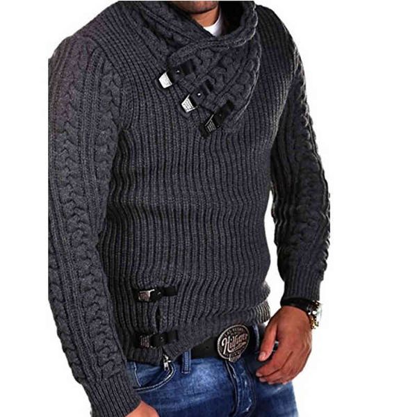 2021 spring and autumn brand new sweater long sve leather buckle pullover men's wear, Black
2021 spring and autumn brand new sweater long sve leather buckle pullover men's wear, Black