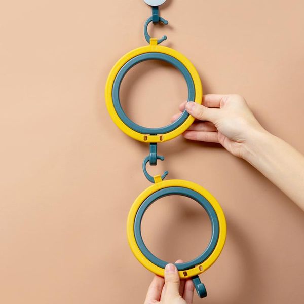 creative double layer hooks modern style round wall-mounted universal hook for bathroom kitchen living room door wall & rails
creative double layer hooks modern style round wall-mounted universal hook for bathroom kitchen living room door wall & rails