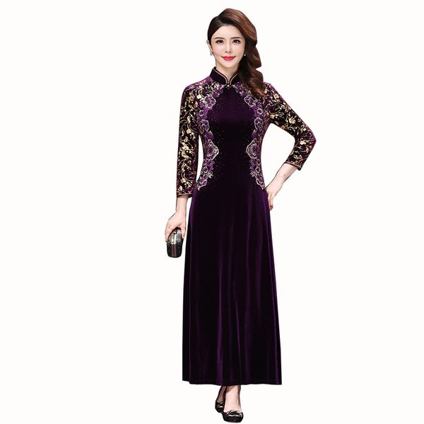 casual dresses spring autumn women elegant ladies vintage long floral embroidery wrist sleeve vestidos clothing plus size 3xl cx2f, Black;gray
casual dresses spring autumn women elegant ladies vintage long floral embroidery wrist sleeve vestidos clothing plus size 3xl cx2f, Black;gray