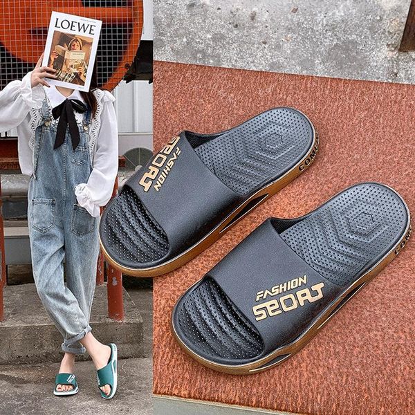 slippers 2021 summer women's family bathroom non-slip couple sandals outdoor drag, Black
slippers 2021 summer women's family bathroom non-slip couple sandals outdoor drag, Black
