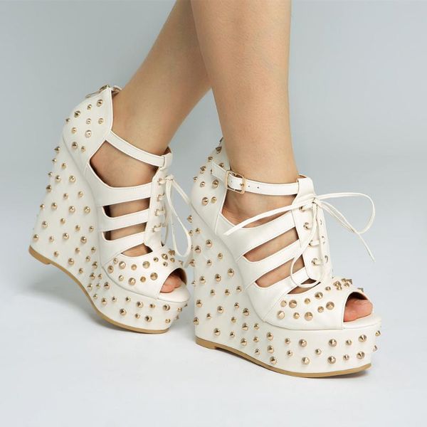 platform sandals gold studded bohemia high heels wedge nice open toe black casual shoes women us plus size 5-15 dress
platform sandals gold studded bohemia high heels wedge nice open toe black casual shoes women us plus size 5-15 dress
