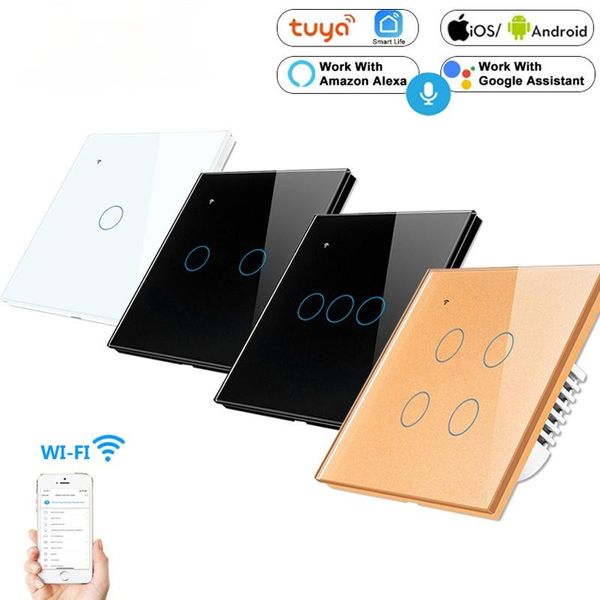 smart home control wifi light touch switch, eu uk wireless tuya life app remote 2/3 way 1/2/3/4 gang wall switch alexa google
smart home control wifi light touch switch, eu uk wireless tuya life app remote 2/3 way 1/2/3/4 gang wall switch alexa google