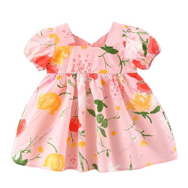 1-5t kids baby girls dresses summer cute floral print princess dress casual girl clothes children clothing vestidos girl's, Red;yellow
1-5t kids baby girls dresses summer cute floral print princess dress casual girl clothes children clothing vestidos girl's, Red;yellow