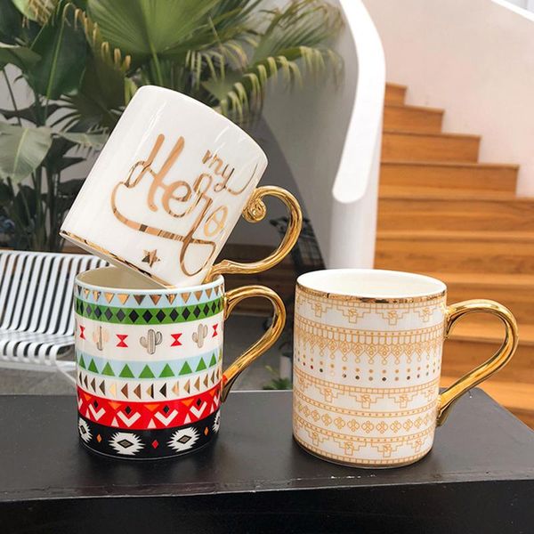 350ml cartoon mugs coffee cups ceramic nordic style office gold handle mug household milk cup drinkware gifts for friends
350ml cartoon mugs coffee cups ceramic nordic style office gold handle mug household milk cup drinkware gifts for friends
