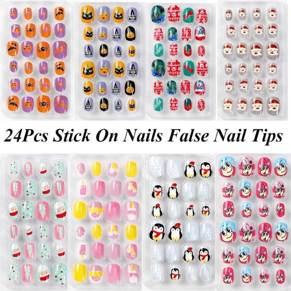 false nails 24pcs/box kids press on nail cartoon full cover fake snowflake design manicure tips art for children, Red;gold
false nails 24pcs/box kids press on nail cartoon full cover fake snowflake design manicure tips art for children, Red;gold