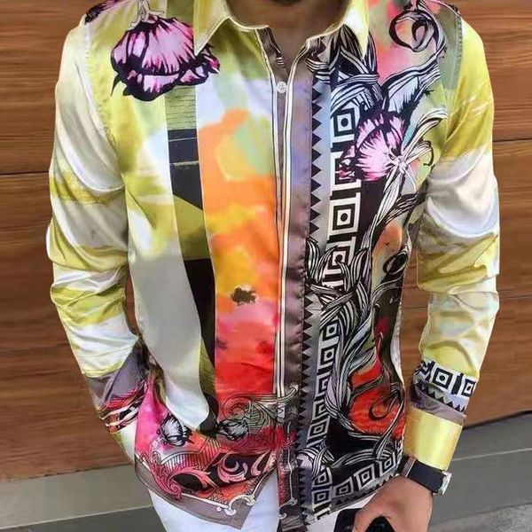 men's casual shirts men printed long sleeve 2021 regular design dress shirt autumn vintage single breasted, White;black
men's casual shirts men printed long sleeve 2021 regular design dress shirt autumn vintage single breasted, White;black