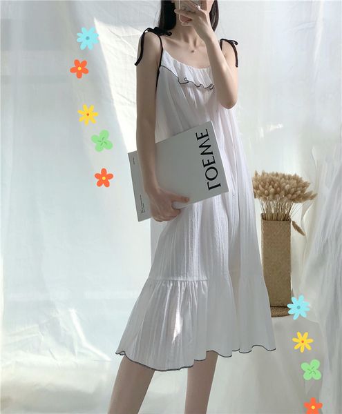 women's sleepwear nightgowns women sleeveless sling nightdress casual cotton sleepwear night dress female loose sweet fairy princess ni, Black;red
women's sleepwear nightgowns women sleeveless sling nightdress casual cotton sleepwear night dress female loose sweet fairy princess ni, Black;red