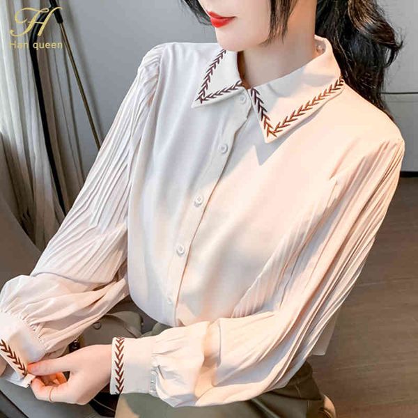 sweaters 2021 spring autumn fashion turn-down collar shirt vintage blouses women's long sleeves female loose chiffon blouse, White;black
sweaters 2021 spring autumn fashion turn-down collar shirt vintage blouses women's long sleeves female loose chiffon blouse, White;black
