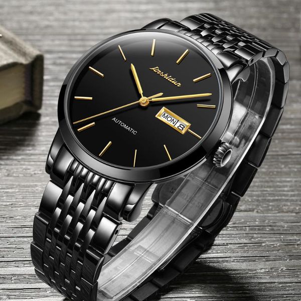 wristwatches jsdun brand men's automatic leather watch waterproof ultra-thin tourbillon mechanical luxury stainless steel 8812, Slivery;brown
wristwatches jsdun brand men's automatic leather watch waterproof ultra-thin tourbillon mechanical luxury stainless steel 8812, Slivery;brown