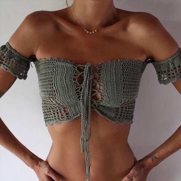 women bikini bandage swimsuit hollow out tassel with sleeves summer crochet lace swimwear, White;black
women bikini bandage swimsuit hollow out tassel with sleeves summer crochet lace swimwear, White;black