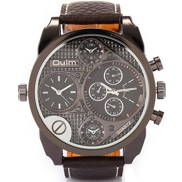 wristwatches fashion mens quartz watches oulm brand male army military relogio masculino montre homme reloj hombre, Slivery;brown
wristwatches fashion mens quartz watches oulm brand male army military relogio masculino montre homme reloj hombre, Slivery;brown