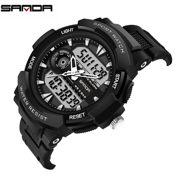 men's watch sports swimming waterproof multifunctional men electronic wristwatch sanda brand relogio digital military led wristwatches, Slivery;brown
men's watch sports swimming waterproof multifunctional men electronic wristwatch sanda brand relogio digital military led wristwatches, Slivery;brown