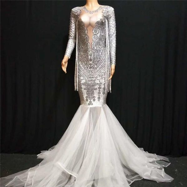 party decoration x33 ballroom dance trailing dress singer performance wears evening rhinestone tassel mesh skirt show outfit costumes
party decoration x33 ballroom dance trailing dress singer performance wears evening rhinestone tassel mesh skirt show outfit costumes