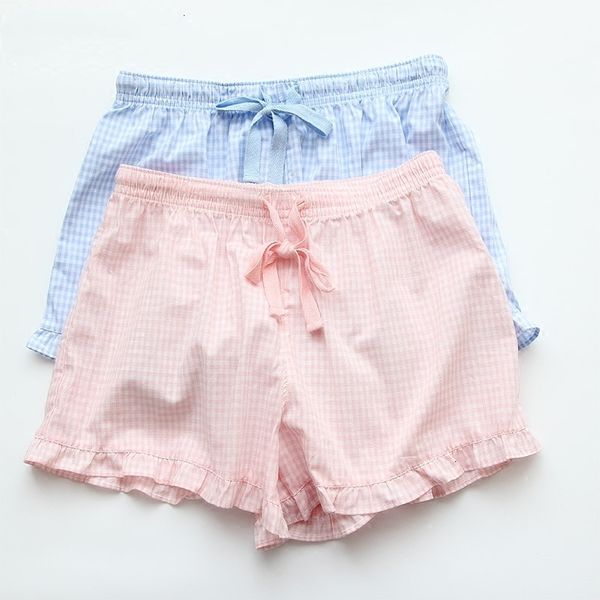 summer cotton linen bottoms women mori girl vintage plaid casual home wear shorts japanese cute ruffle sleep pants, Black;red
summer cotton linen bottoms women mori girl vintage plaid casual home wear shorts japanese cute ruffle sleep pants, Black;red