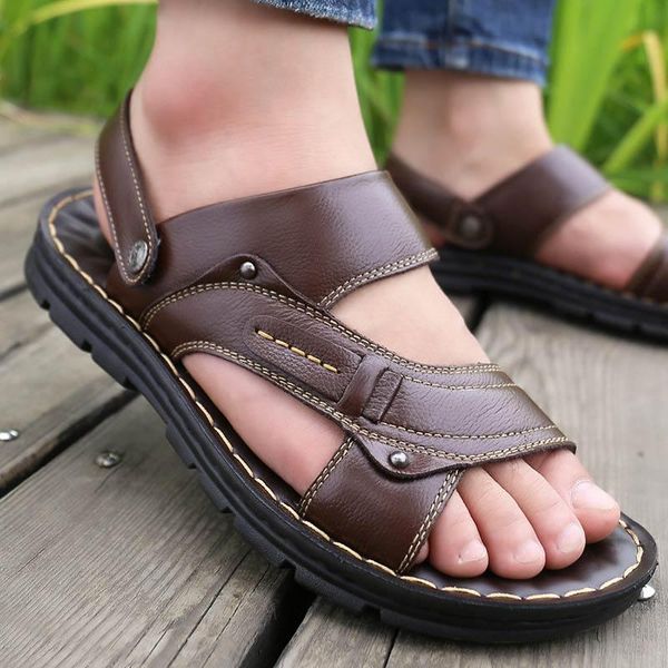 sandals platform casual shoes men 2021 summer back-strap solid genuine leather flats plus size, Black
sandals platform casual shoes men 2021 summer back-strap solid genuine leather flats plus size, Black