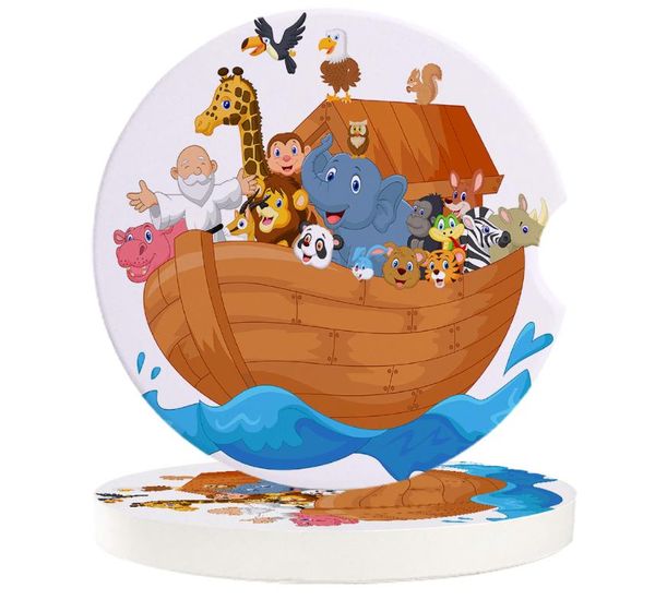 table runner noah's ark cartoon boat animal small round ceramic car coasters set for drinks coffee tea beverage cup holder
table runner noah's ark cartoon boat animal small round ceramic car coasters set for drinks coffee tea beverage cup holder