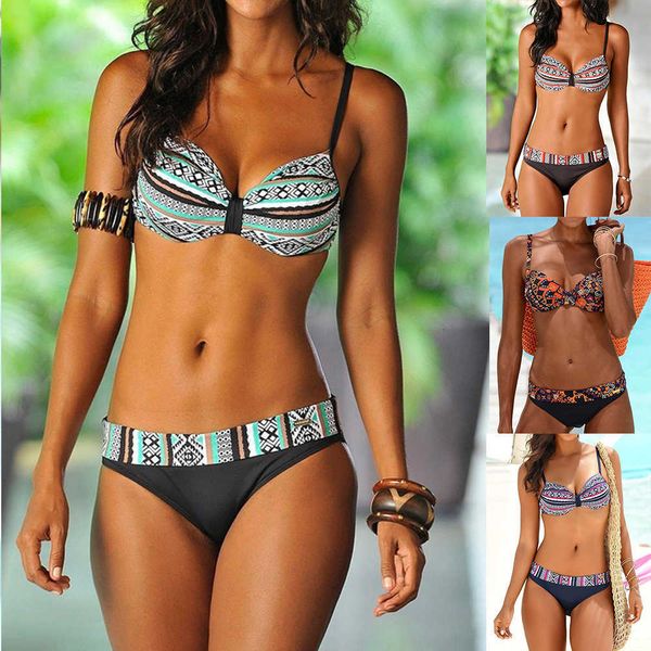 women's swimwear two piece women bikinis push up swimsuit striped print bathing suit summer beachwear maillot de bain cxzf, White;black
women's swimwear two piece women bikinis push up swimsuit striped print bathing suit summer beachwear maillot de bain cxzf, White;black