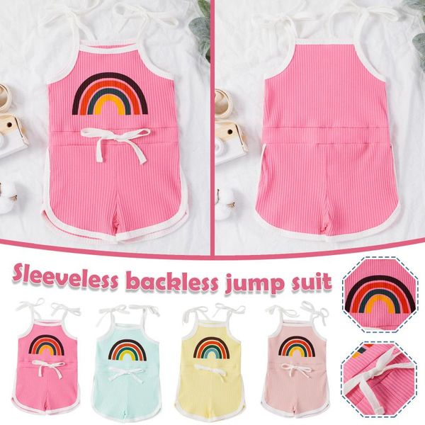 clothing sets baby dress born toddler girl sleeveless halter jumpsuit ribbed playsuit rainbow clothes set vetement fille robe, White
clothing sets baby dress born toddler girl sleeveless halter jumpsuit ribbed playsuit rainbow clothes set vetement fille robe, White