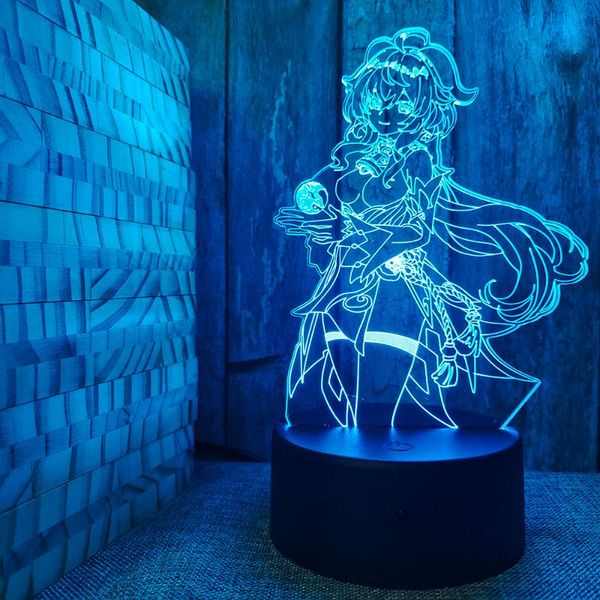 night lights genshin impact figures anime lamp 3d creative led light for children birthday gift beedroom desk decor
night lights genshin impact figures anime lamp 3d creative led light for children birthday gift beedroom desk decor