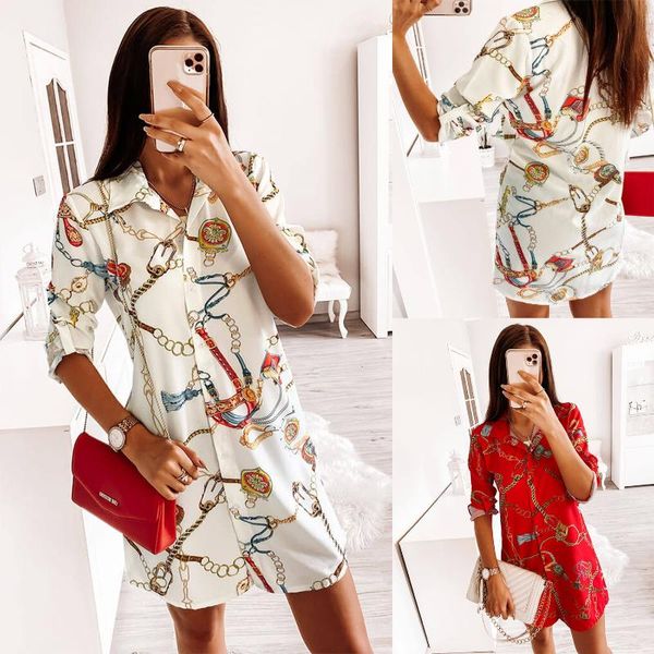 women's blouses & shirts ladies fall 2021 casual look slim loose button temperament simple print skirt blouse, White
women's blouses & shirts ladies fall 2021 casual look slim loose button temperament simple print skirt blouse, White