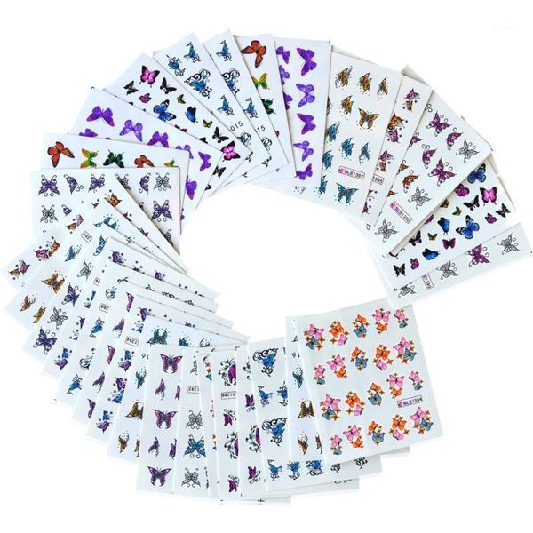1set 30 colorful slider flower butterfly designs nail art stickers watermark diy water transfer decals tips manicure tool &1, Black
1set 30 colorful slider flower butterfly designs nail art stickers watermark diy water transfer decals tips manicure tool &1, Black