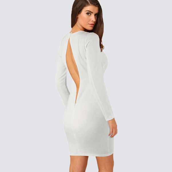 dresses women casual long sleeve sheath bodycon bandage white mini night club h713, Black;gray
dresses women casual long sleeve sheath bodycon bandage white mini night club h713, Black;gray