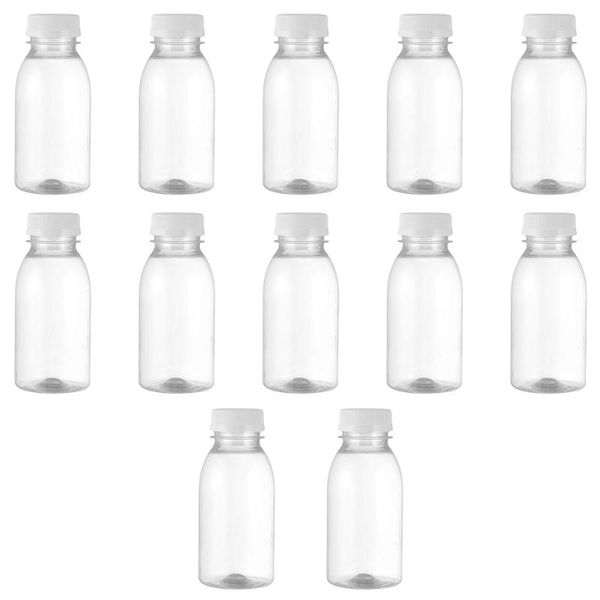 storage bottles & jars 12pcs 250ml transparent beverage containers
