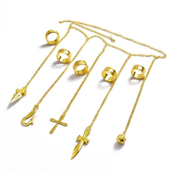 charm bracelets x9fd kurapika chains bracelet cosplay cool five finger rings jewelry, Golden;silver
charm bracelets x9fd kurapika chains bracelet cosplay cool five finger rings jewelry, Golden;silver