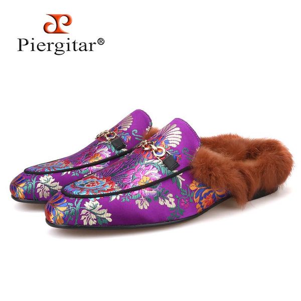 slippers piergitar 2021 style handmade purple silk men's with back fur fashion party and wedding men mules plus sizes, Black
slippers piergitar 2021 style handmade purple silk men's with back fur fashion party and wedding men mules plus sizes, Black