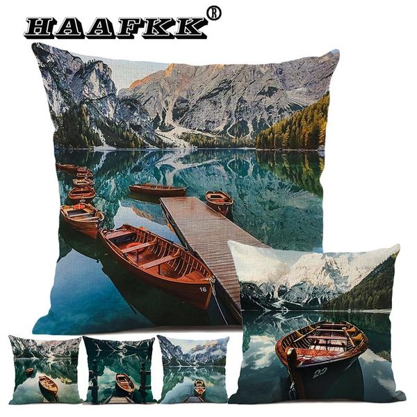 cushion/decorative pillow a boat on the shore scenery cojines decorativos linen cushion cover cojin case sofa bed in living room
cushion/decorative pillow a boat on the shore scenery cojines decorativos linen cushion cover cojin case sofa bed in living room