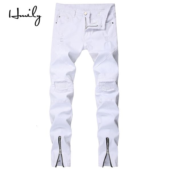 men's jeans hmily wrinkle in knee man skinny pants ankle zipper ripped hole destroyed distressed pencil stretchy uoxe, Blue
men's jeans hmily wrinkle in knee man skinny pants ankle zipper ripped hole destroyed distressed pencil stretchy uoxe, Blue