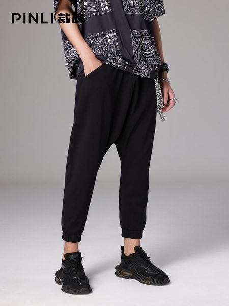 men's pants pinli 2021 summer fashion black personality hanging gear small feet casual trousers bc212617365
men's pants pinli 2021 summer fashion black personality hanging gear small feet casual trousers bc212617365