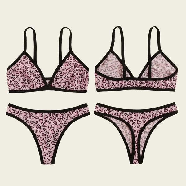 women's swimwear women summer leopard transparent lace bra set lingerie love stars beach vacation bikini swimsuit, White;black
women's swimwear women summer leopard transparent lace bra set lingerie love stars beach vacation bikini swimsuit, White;black