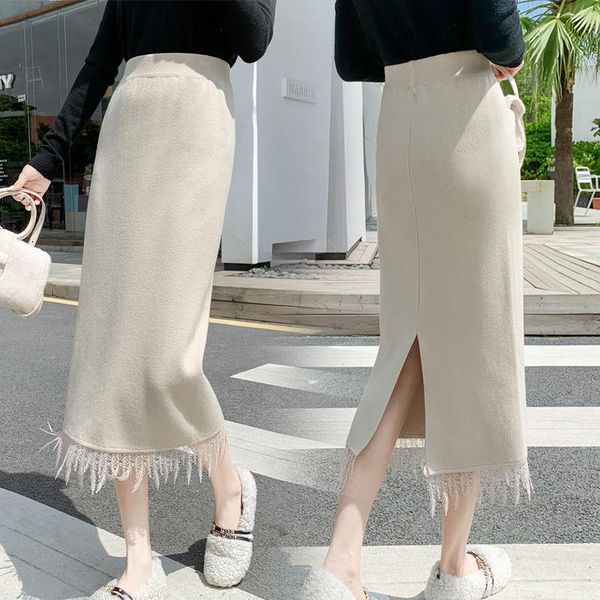 autumn & winter elastic high waist elasticity thin simple casual all-match women a-line fringed long skirt shpping skirts, Black
autumn & winter elastic high waist elasticity thin simple casual all-match women a-line fringed long skirt shpping skirts, Black