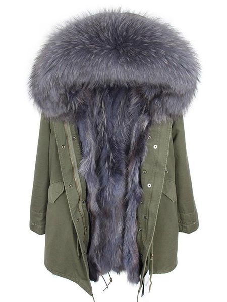 women's fur & faux 2021 autumn winter real coat woman jacket raccoon liner hooded oversized genuine women casual parka, Black
women's fur & faux 2021 autumn winter real coat woman jacket raccoon liner hooded oversized genuine women casual parka, Black