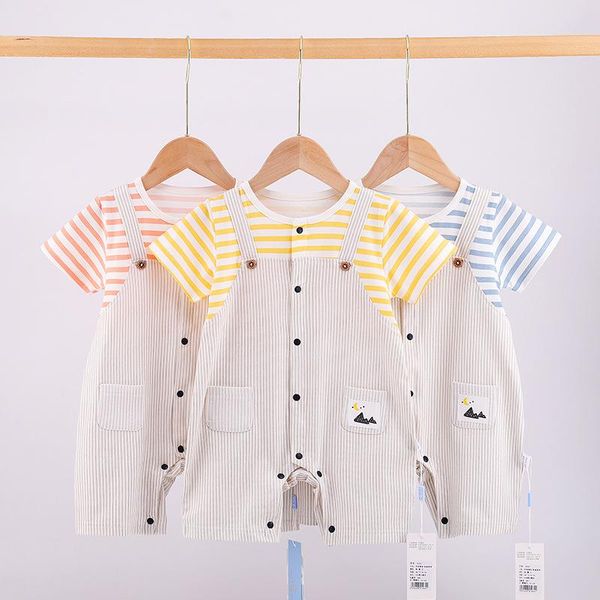baby short-sleeve boy girls romper casual summer clothes striped toddler kids clothing one-pieces jumpsuit jumpsuits, Blue
baby short-sleeve boy girls romper casual summer clothes striped toddler kids clothing one-pieces jumpsuit jumpsuits, Blue