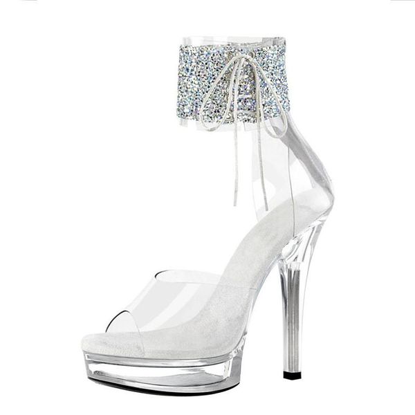 15cm thin heel transparent fun pole dance high heels nightclub wristband waterproof platform sandals glitter powder, Black
15cm thin heel transparent fun pole dance high heels nightclub wristband waterproof platform sandals glitter powder, Black