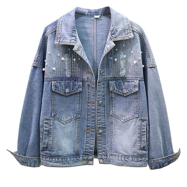 women's jackets strass-bagged jean jacket, basic blue jeans with korean hole for fall and spring z56k, Black;brown
women's jackets strass-bagged jean jacket, basic blue jeans with korean hole for fall and spring z56k, Black;brown