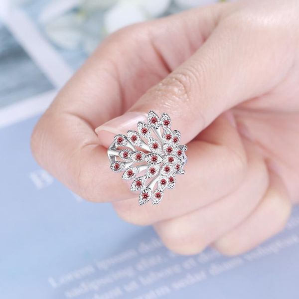 luxury female peacock crystal big ring cute silver color open engagement dainty bride stone wedding rings for women, Slivery;golden
luxury female peacock crystal big ring cute silver color open engagement dainty bride stone wedding rings for women, Slivery;golden