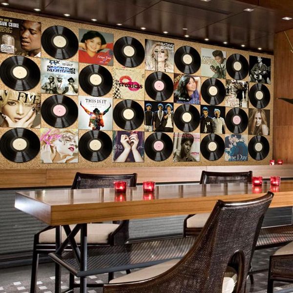 wallpapers 3d cd mural retro wallpaper ktv theme room background wall
wallpapers 3d cd mural retro wallpaper ktv theme room background wall