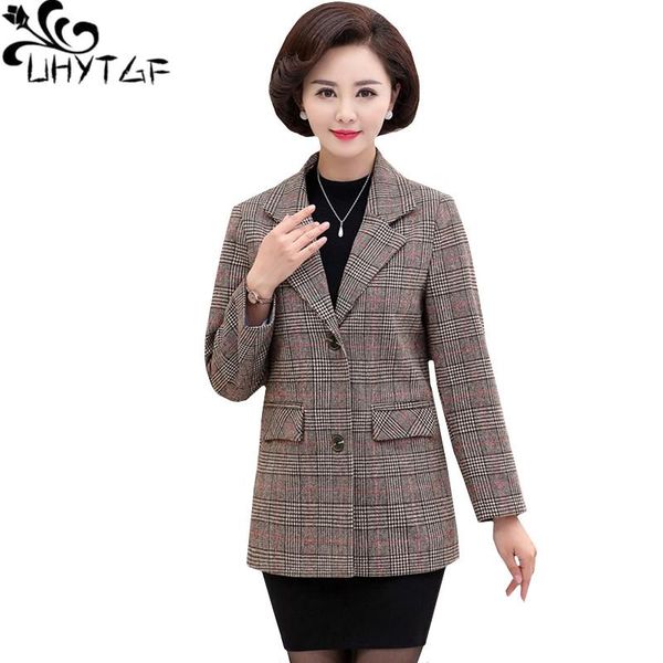 women's jackets uhytgf autumn jacket fashion plaid short noble mother spring female casual thin 5xl plus size outerwear 702, Black;brown
women's jackets uhytgf autumn jacket fashion plaid short noble mother spring female casual thin 5xl plus size outerwear 702, Black;brown