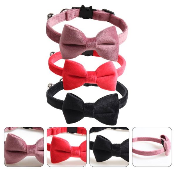 3pcs bowtie cat collars adjustable pet pretty dog decorations & leads
3pcs bowtie cat collars adjustable pet pretty dog decorations & leads