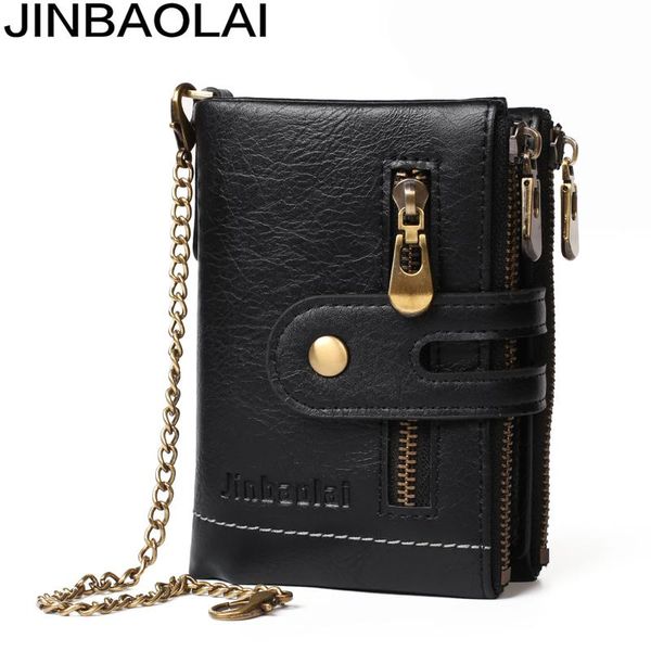 wallets jinbaolai mens wallet chain retro zipper coin purse id holder leather short portefeuille homme men, Red;black
wallets jinbaolai mens wallet chain retro zipper coin purse id holder leather short portefeuille homme men, Red;black